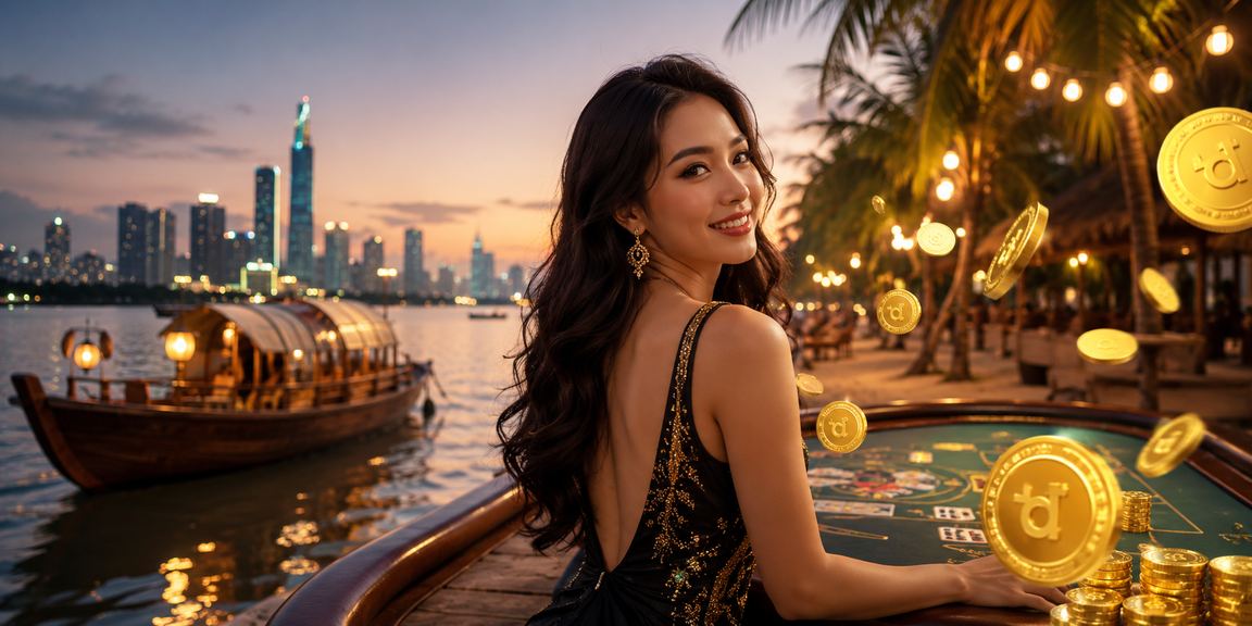 Người chơi nhận voucher thưởng cho cược baccarat tại Mekong